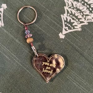 NATURAL LIFE “you are so loved” keychain